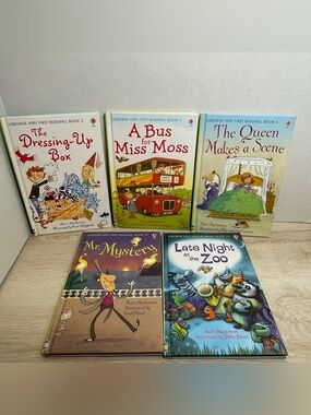 Usborne Very First Reading Book Lot of 5 Hardcover Phonics Split Digraphs EUC